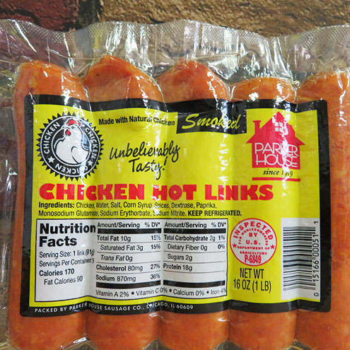 The best quality of meat in chicken hot links is our priority